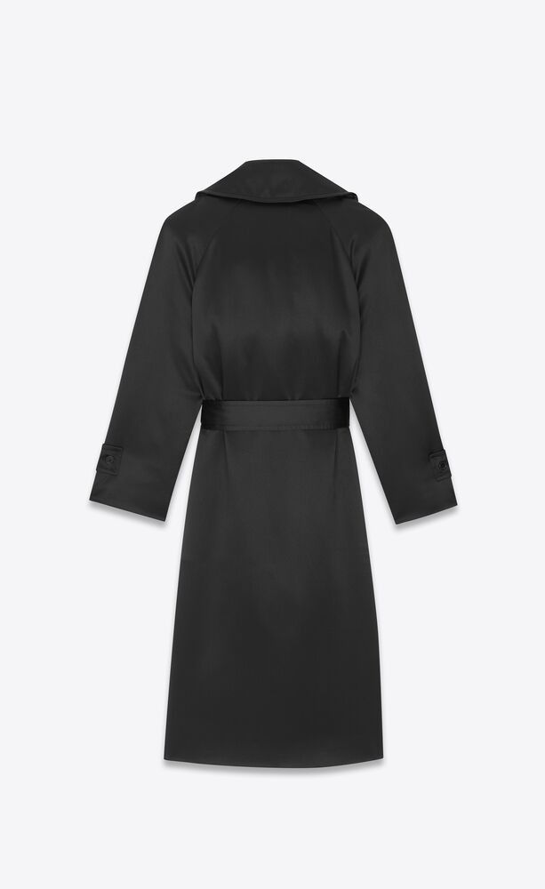 Saint Laurent Paris manteau satin crepe Size US XXL / EU 58 / 5 - 2 Thumbnail