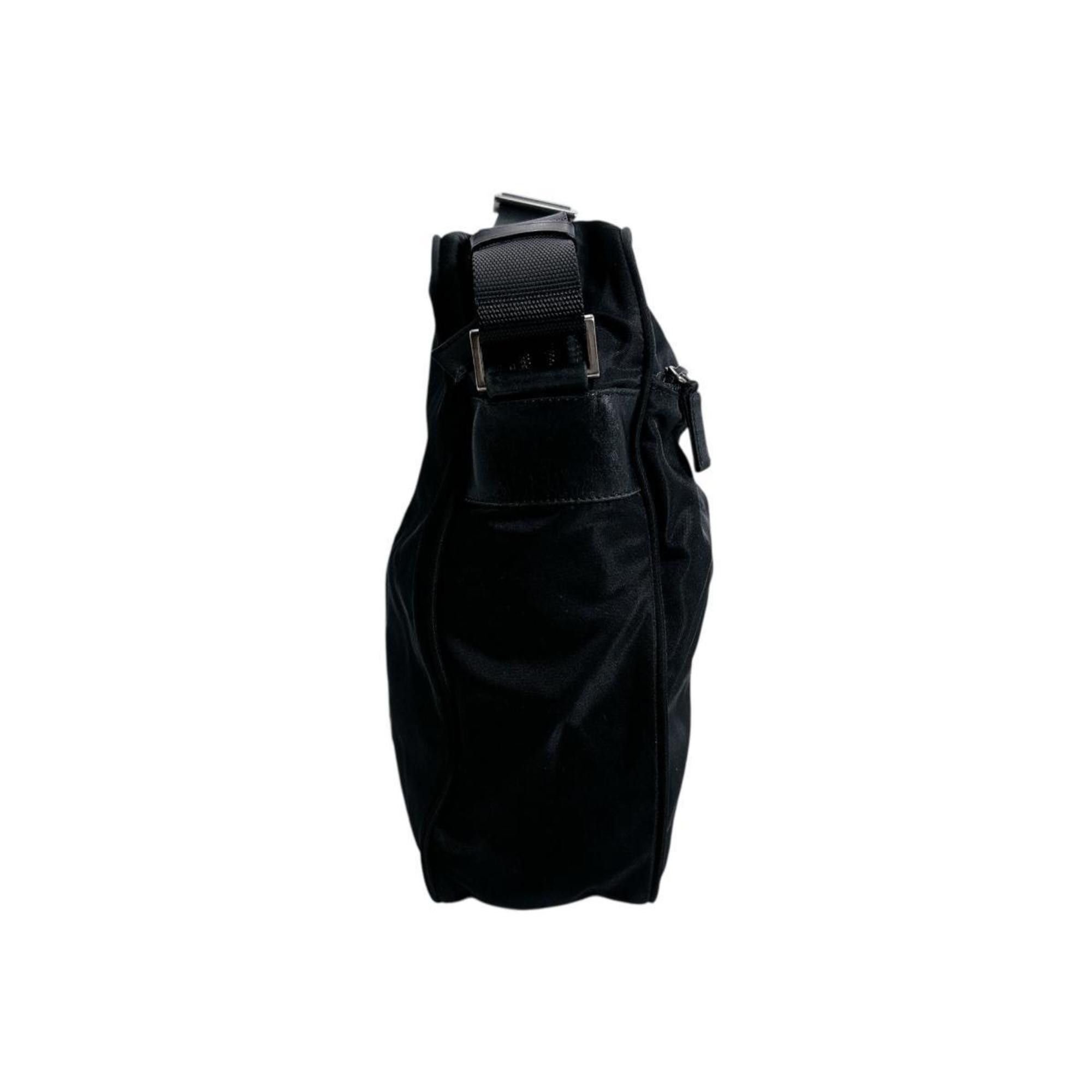 Prada Prada Shoulder Bag, Crossbody Triangle Logo, Nylon, Black, BT0168 Size ONE SIZE - 4 Thumbnail
