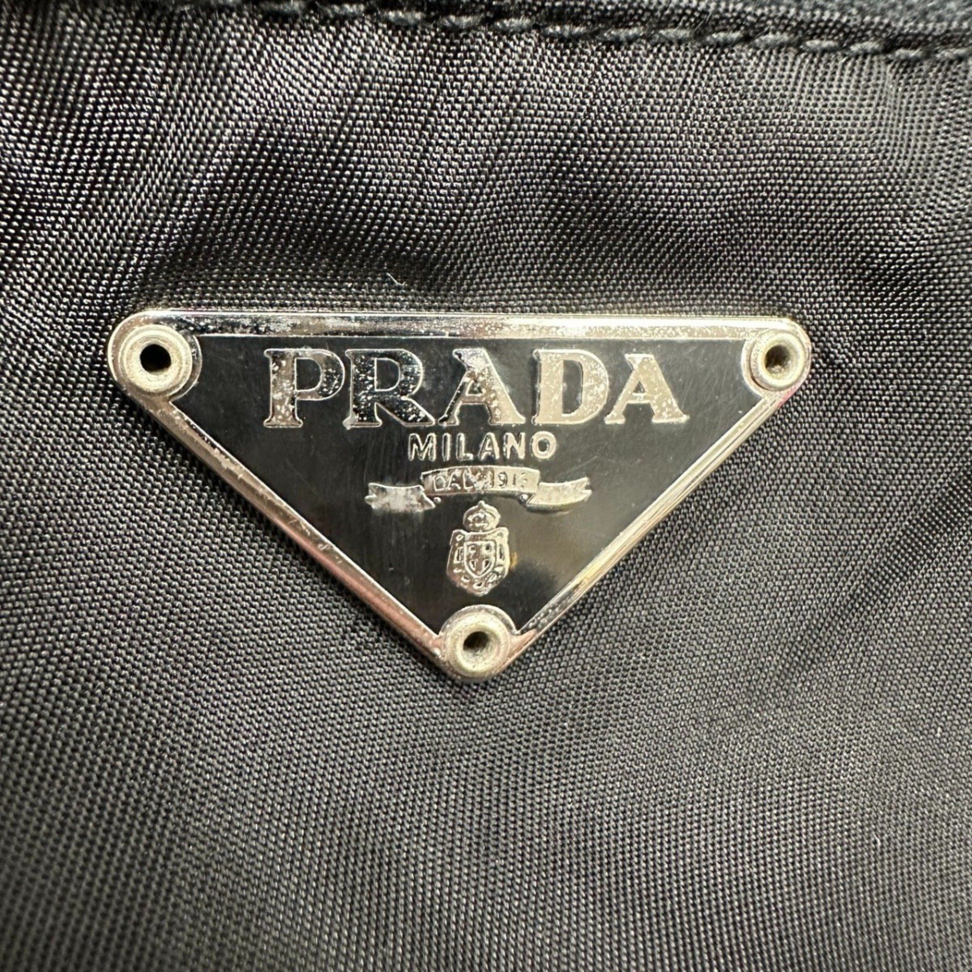 Prada Prada Shoulder Bag, Crossbody Triangle Logo, Nylon, Black, BT0168 Size ONE SIZE - 17 Thumbnail