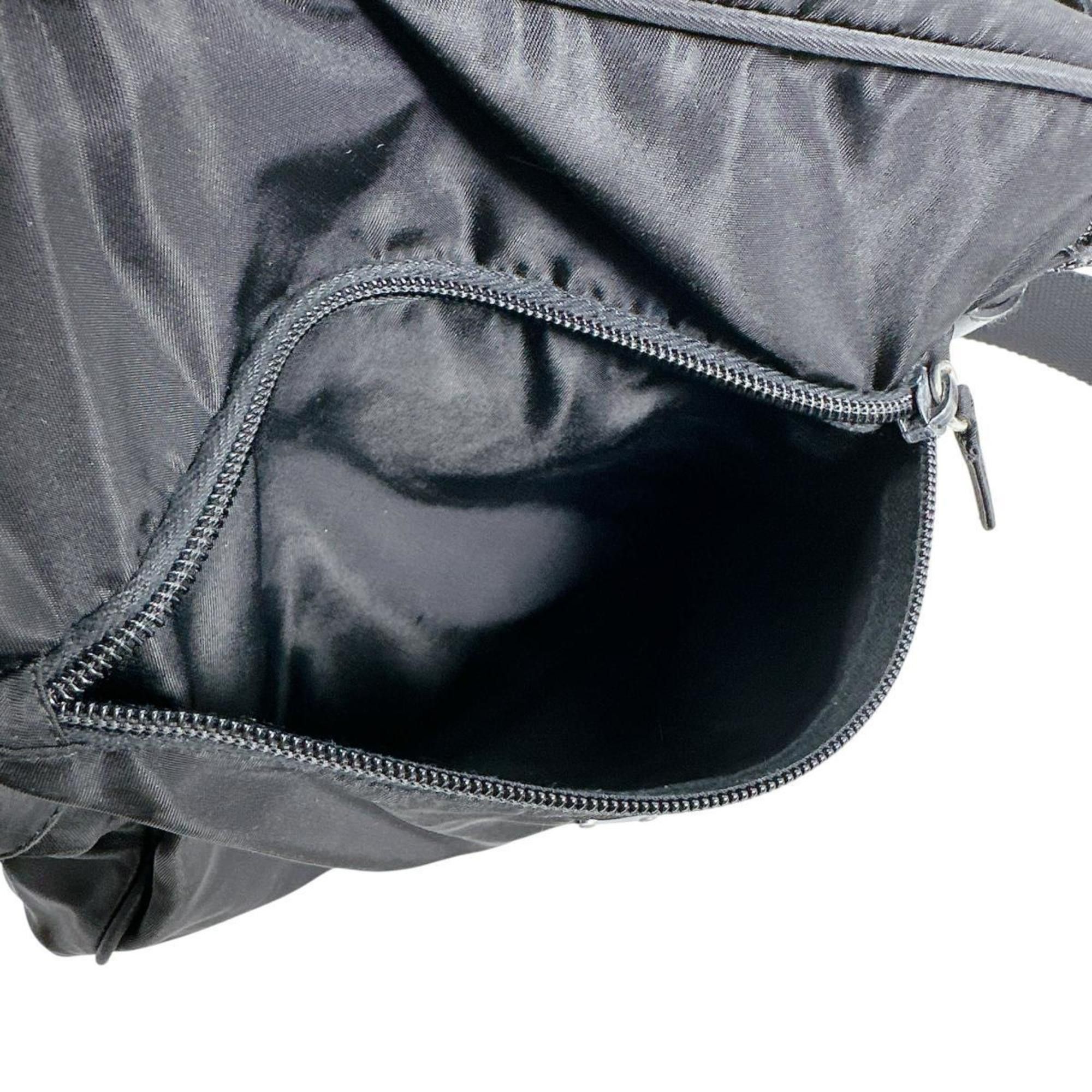 Prada Prada Shoulder Bag, Crossbody Triangle Logo, Nylon, Black, BT0168 Size ONE SIZE - 10 Thumbnail
