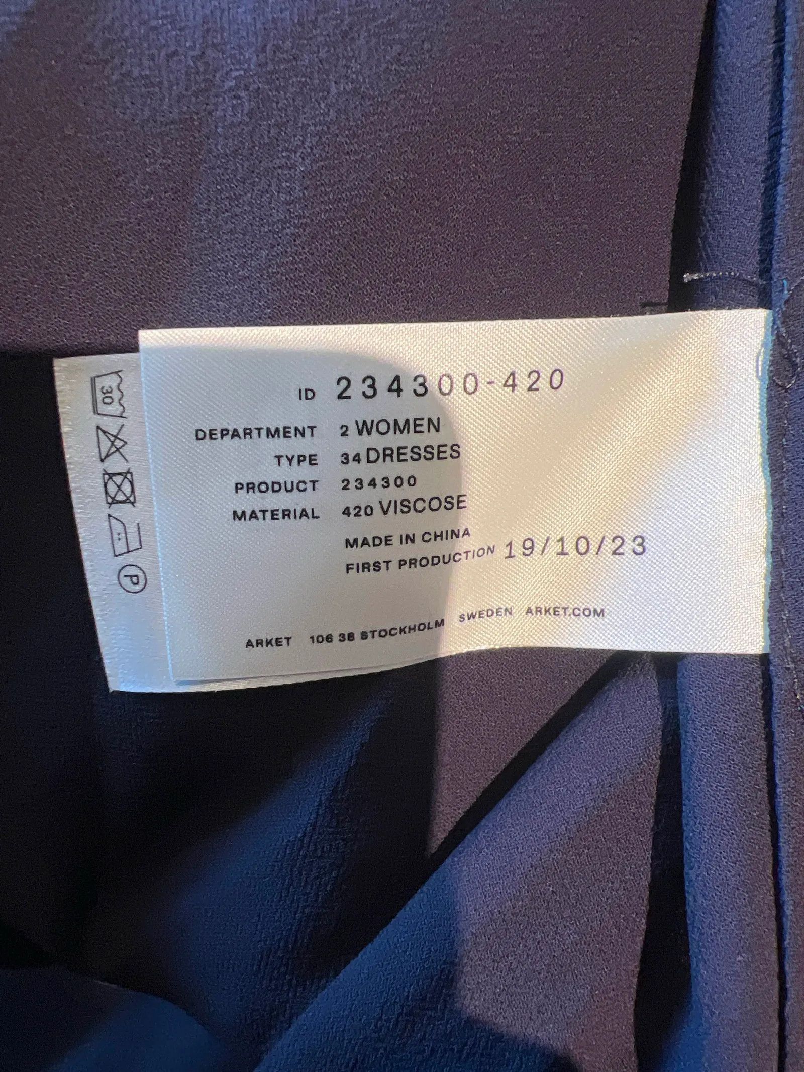 Arket Arket Dress Size XS / US 0-2 / IT 36-38 - 3 Thumbnail