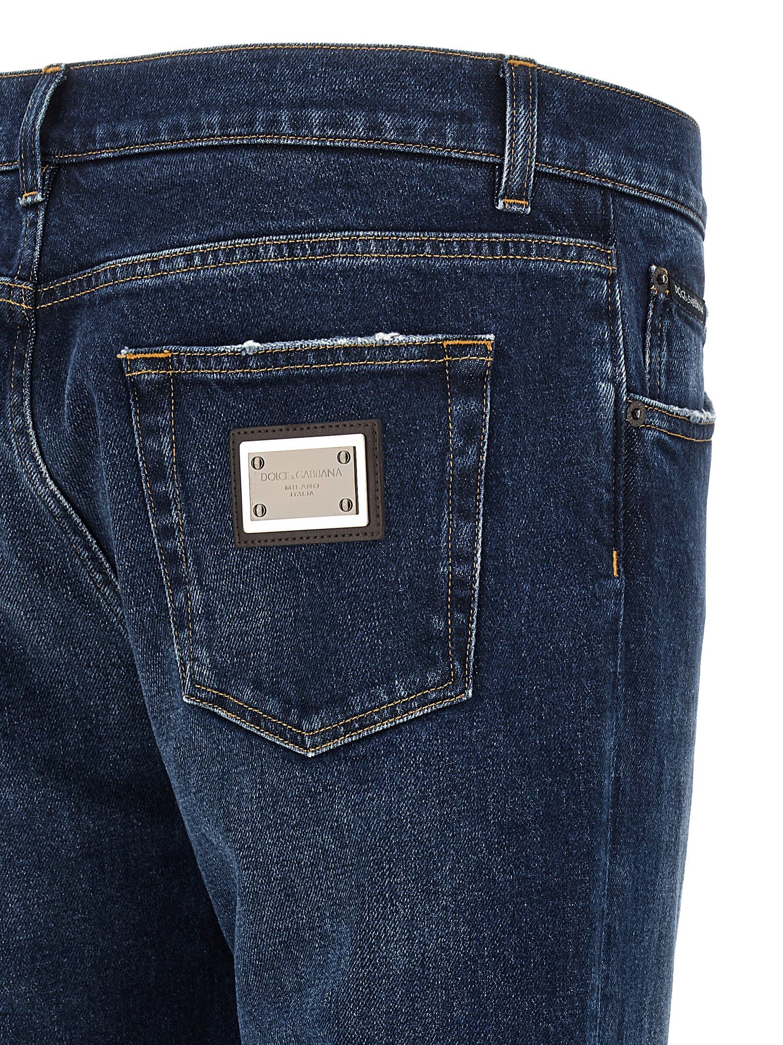 Dolce & Gabbana Logo Plaque Jeans Size US 40 / EU 56 - 4 Thumbnail