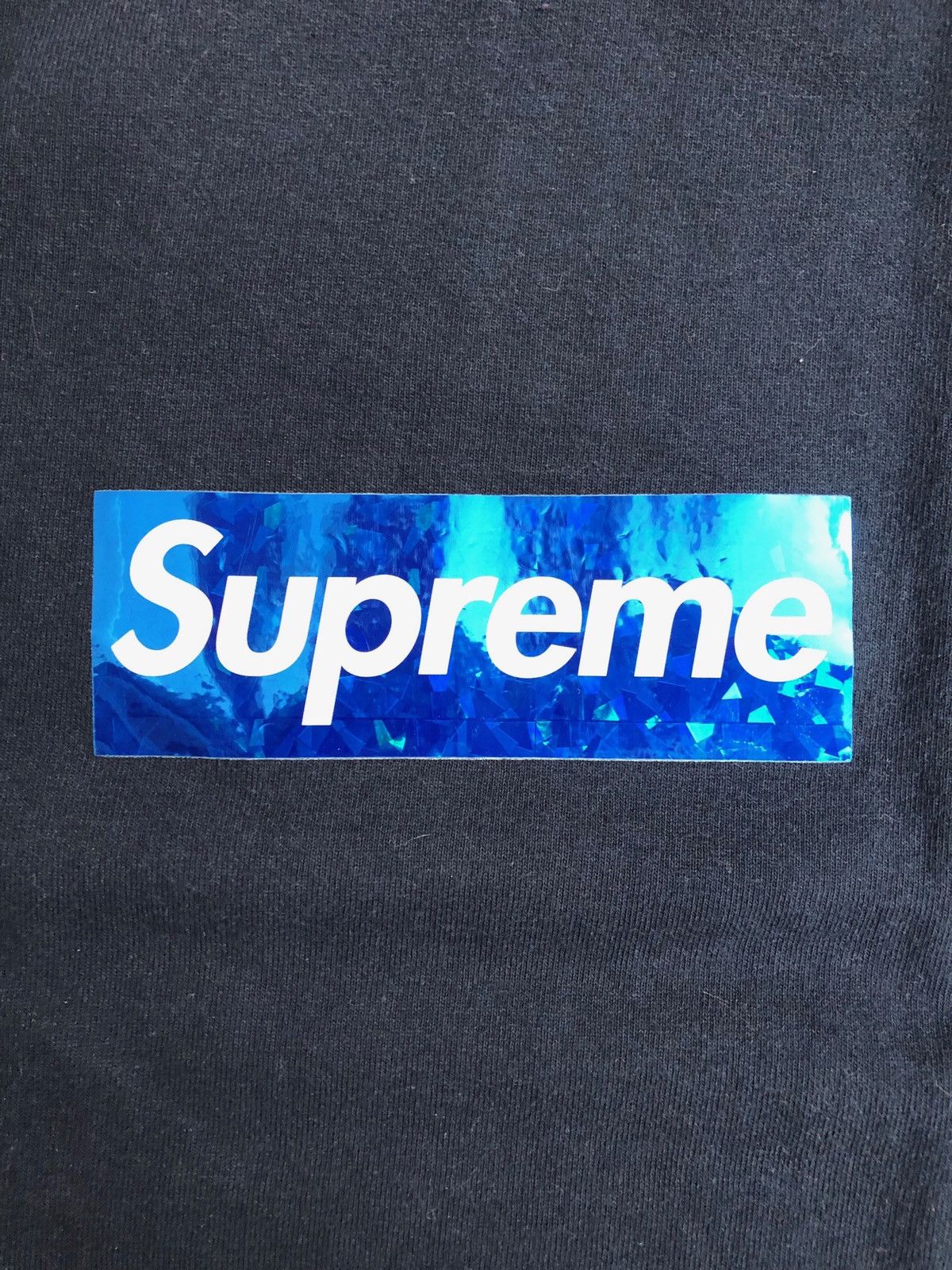 Supreme holographic box clearance logo