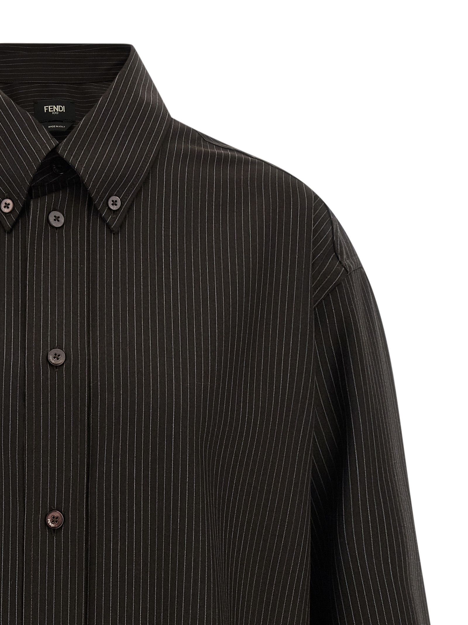 Fendi Wool And Lace Shirt Size US XS / EU 42 / 0 - 3 Thumbnail
