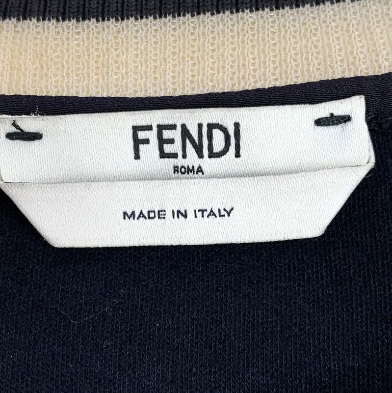 Fendi Fendi Black Women's Sweatshirt with Unique Design 0089 Size M / US 6-8 / IT 42-44 - 6 Thumbnail