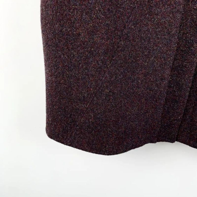 Fendi Fendi Deep Purple Wool Sleeveless Cardigan 0089 Size M / US 6-8 / IT 42-44 - 4 Thumbnail
