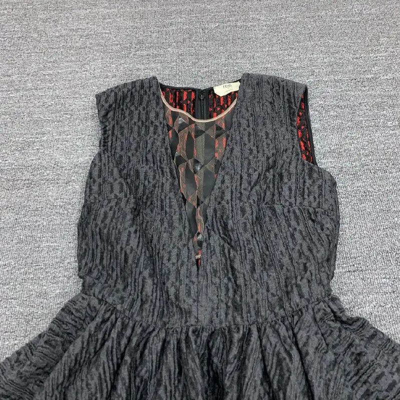 Fendi Fendi Black Cotton Women's Dress Size S 0089 Size S / US 4 / IT 40 - 5 Thumbnail