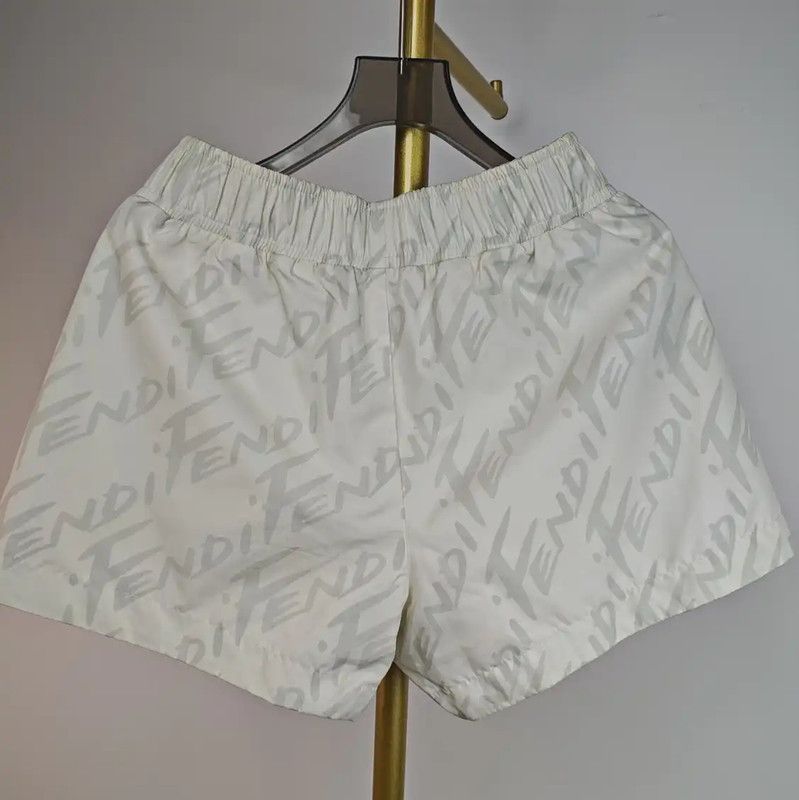 Fendi Fendi Summer Beige Shorts for Women 0089 Size 23" - 4 Thumbnail