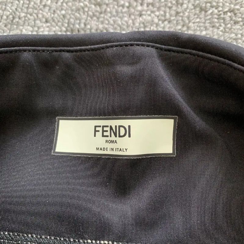Fendi Fendi Black Cotton Women's Casual Pants 0089 Size 30" / US 8 / IT 44 - 5 Thumbnail
