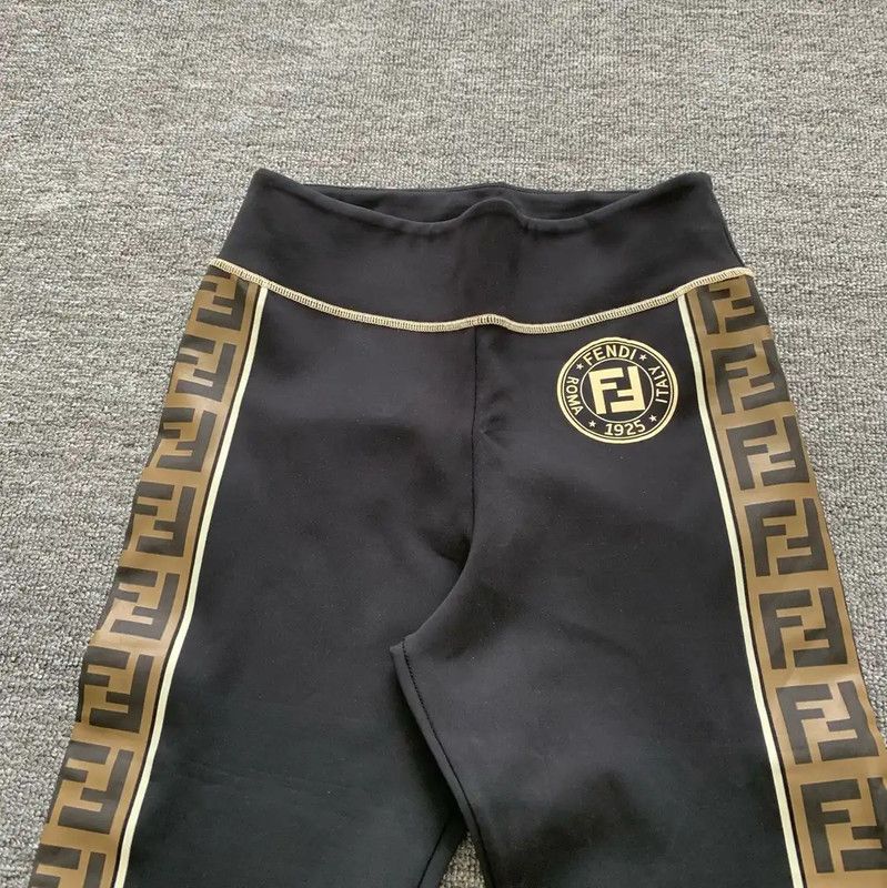Fendi Fendi Black Cotton Women's Casual Pants 0089 Size 30" / US 8 / IT 44 - 2 Thumbnail