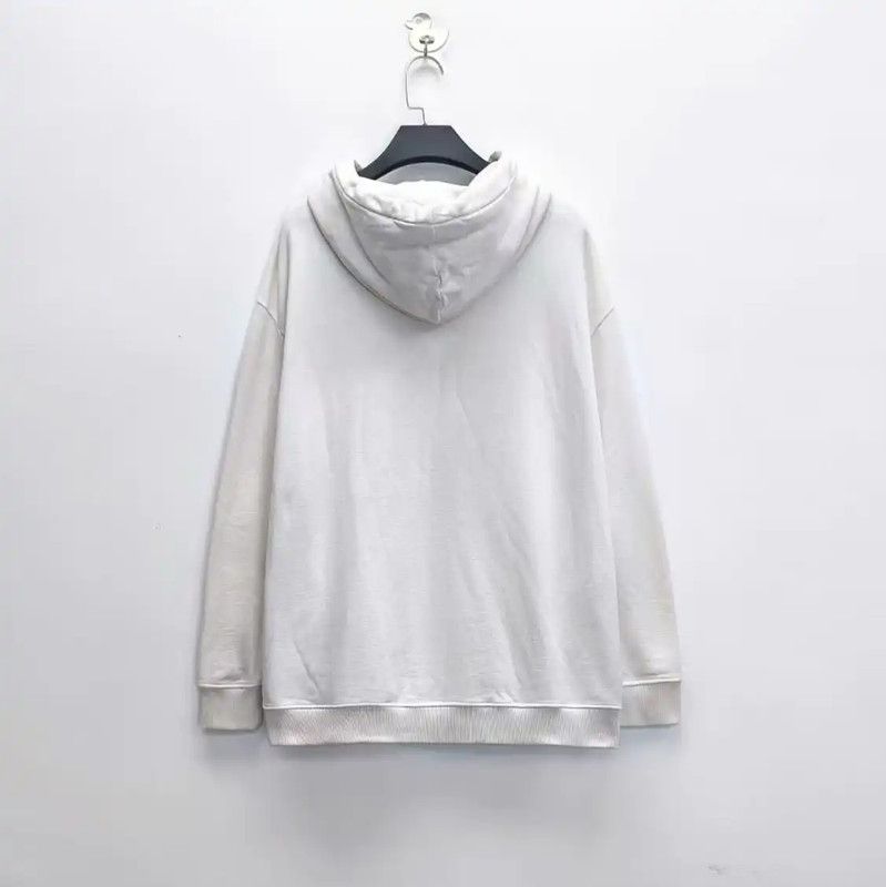 Fendi Fendi White Cotton Hoody for Women 0089 Size M / US 6-8 / IT 42-44 - 2 Thumbnail