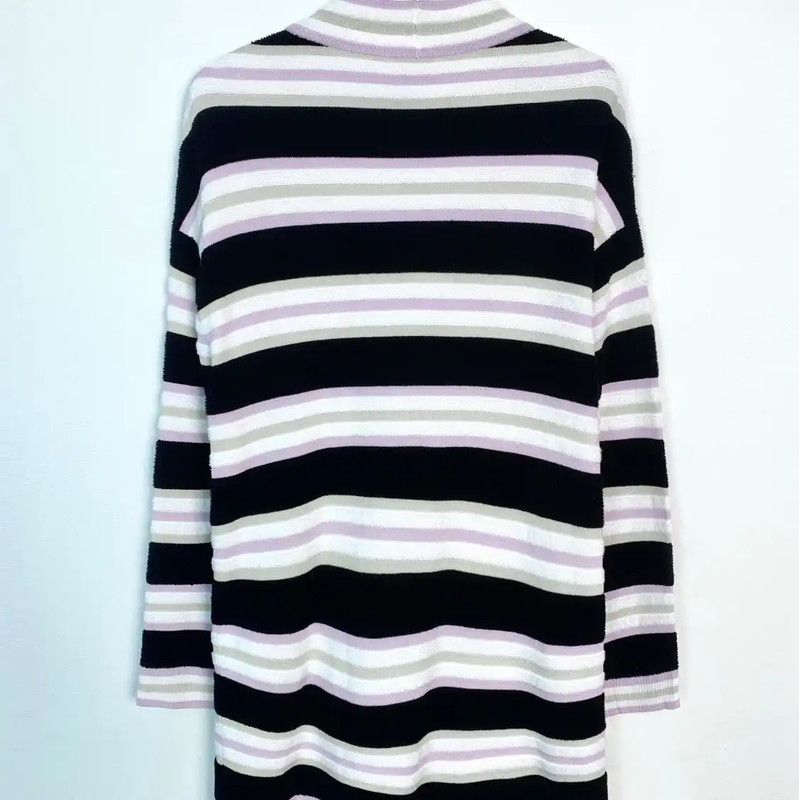 Fendi Fendi Color-Block Knit Long Sleeve Sweater 0089 Size M / US 6-8 / IT 42-44 - 2 Thumbnail