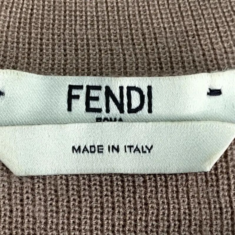 Fendi Fendi Brown Wool Women's Knit Top 0089 Size M / US 6-8 / IT 42-44 - 6 Thumbnail