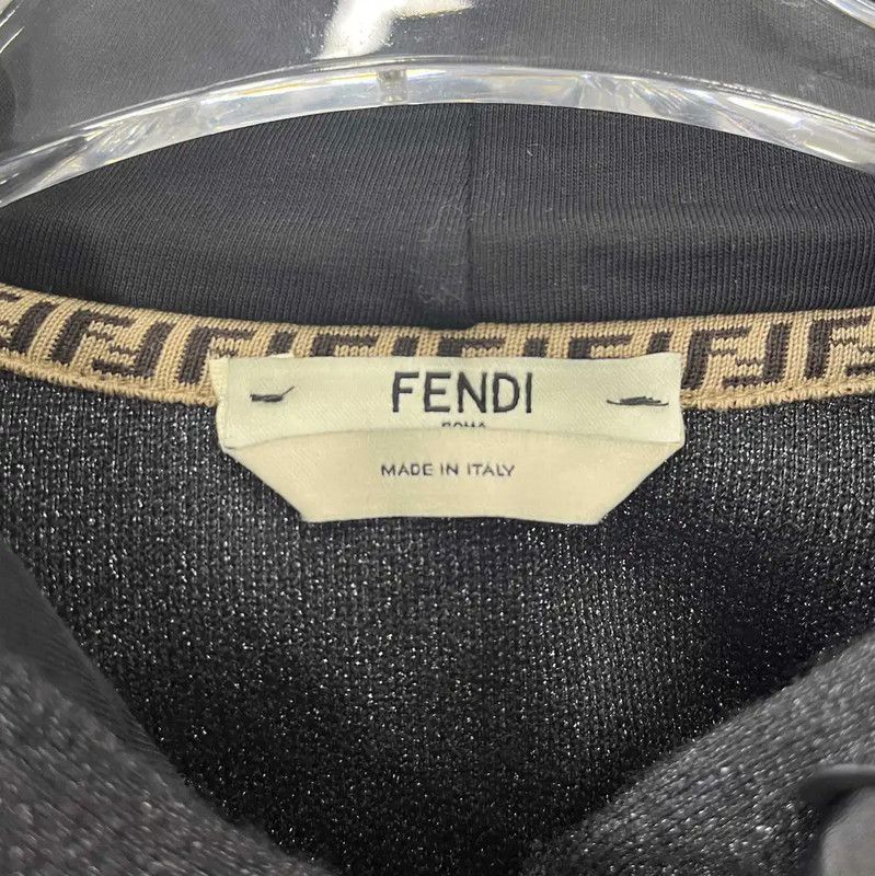 Fendi Fendi Black Women's Hoodie Sweatshirt 0089 Size S / US 4 / IT 40 - 4 Thumbnail