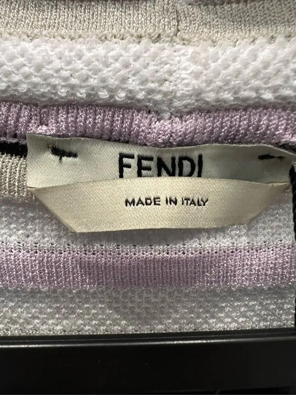 Fendi Fendi Colorblock Wool Cardigan for Women 0089 Size S / US 4 / IT 40 - 4 Thumbnail