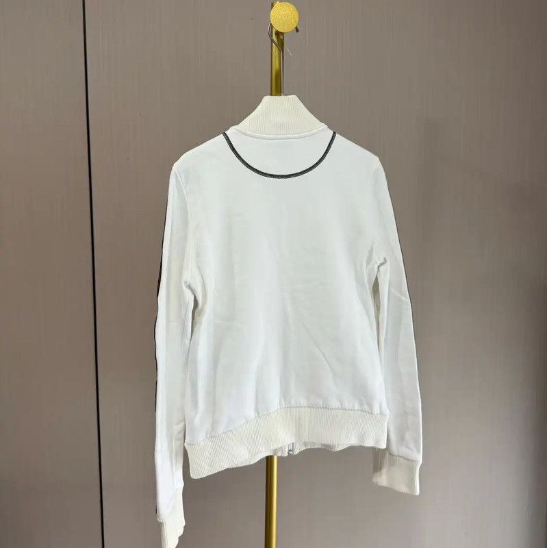 Fendi Fendi Women's White Cotton Jacket 0089 Size ONE SIZE - 2 Thumbnail