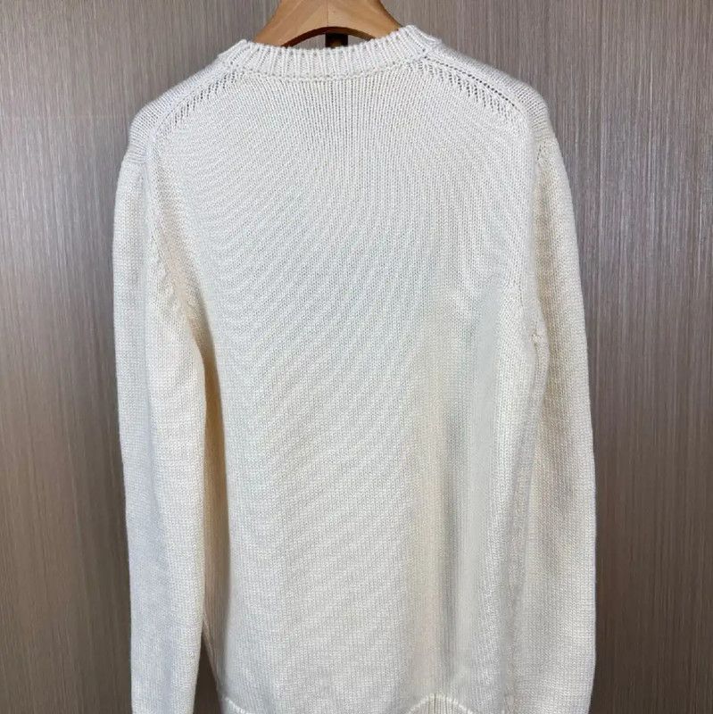 Fendi Fendi White Wool Sweater for Women XL 0089 Size XL / US 12-14 / IT 48-50 - 2 Thumbnail