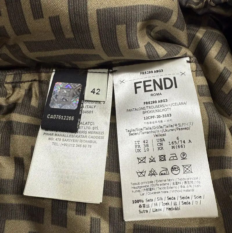 Fendi Fendi Colorful Silk Women's Shorts 0089 Size 23" - 8 Thumbnail