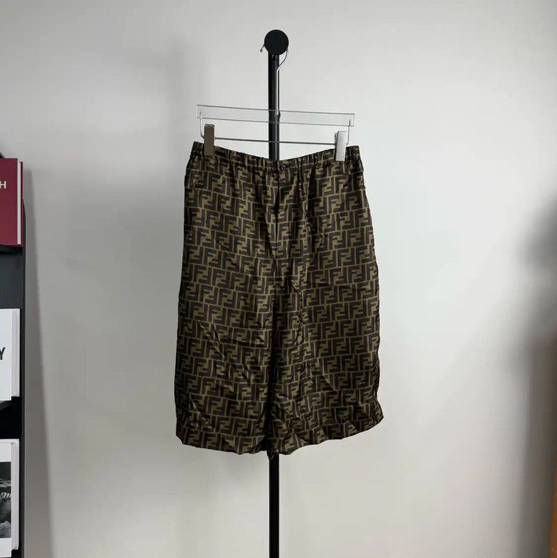 Fendi Fendi Colorful Silk Women's Shorts 0089 Size 23" - 2 Thumbnail