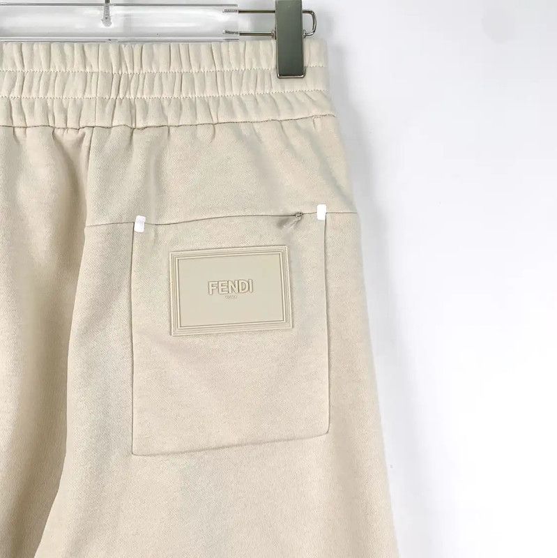 Fendi Fendi Beige Cotton Women's Casual Pants 0089 Size 23" - 6 Thumbnail