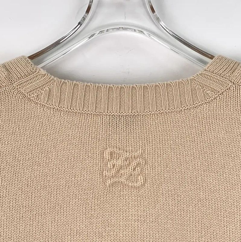 Fendi Fendi Beige Cashmere Knit Sweater 0089 Size M / US 6-8 / IT 42-44 - 5 Thumbnail