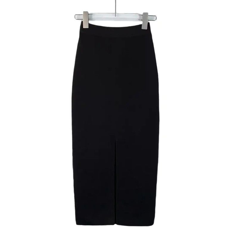 Fendi Fendi Black Women's Midi Skirt XS Size 0089 Size 23" - 2 Thumbnail