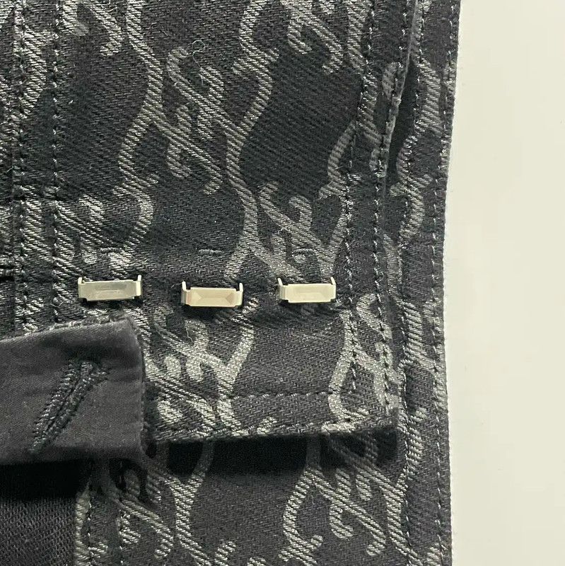 Fendi Fendi Black Cotton Casual Trousers Size S 0089 Size 23" - 4 Thumbnail