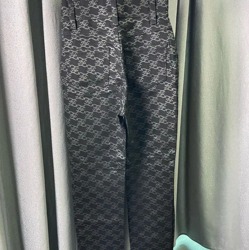 Fendi Fendi Black Cotton Casual Trousers Size S 0089 Size 23" - 2 Thumbnail