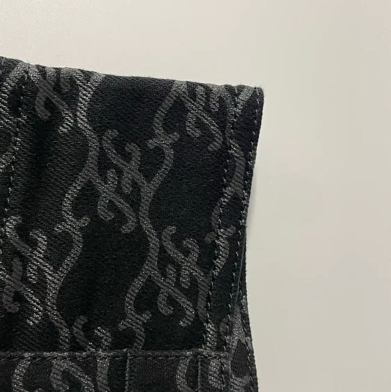 Fendi Fendi Black Cotton Casual Trousers Size S 0089 Size 23" - 3 Thumbnail