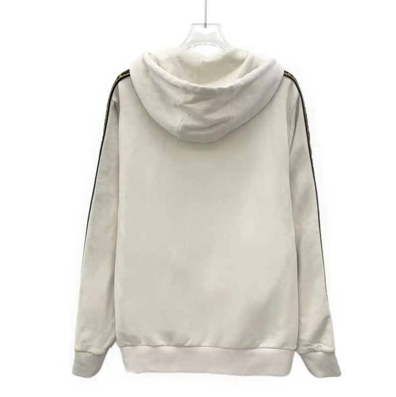 Fendi Fendi Beige Wool Women's Hoodie 0089 Size L / US 10 / IT 46 - 2 Thumbnail