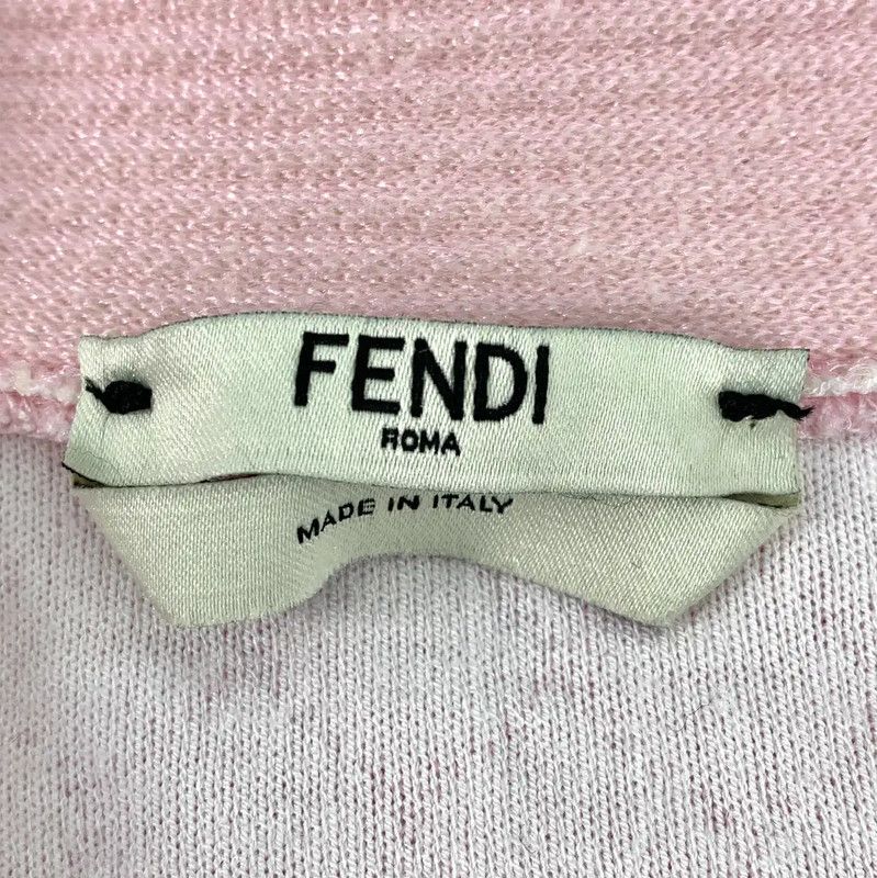 Fendi Fendi Pink Nylon Cardigan for Women 0089 Size XS / US 0-2 / IT 36-38 - 6 Thumbnail