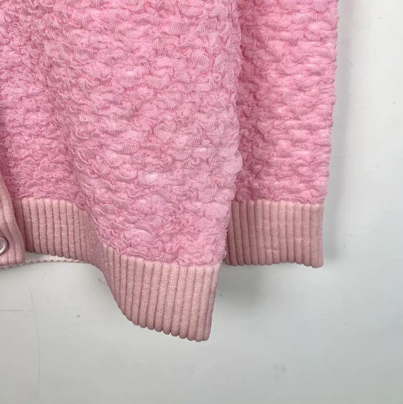Fendi Fendi Pink Nylon Cardigan for Women 0089 Size XS / US 0-2 / IT 36-38 - 4 Thumbnail