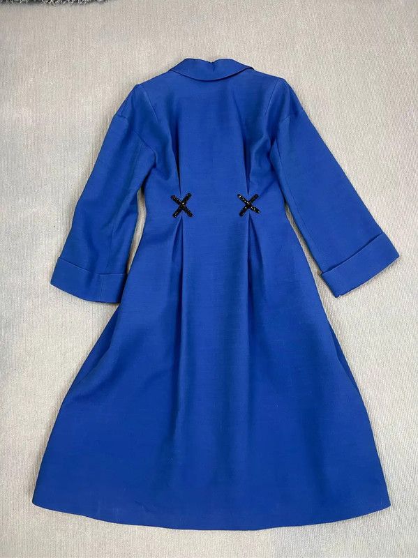 Fendi Fendi Blue Polyester Women's Dress XS 0089 Size XS / US 0-2 / IT 36-38 - 2 Thumbnail