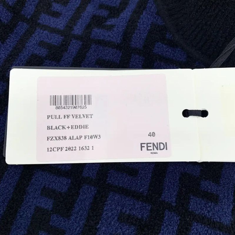 Fendi Fendi Black Knitted Women's Sweater 0089 Size M / US 6-8 / IT 42-44 - 8 Thumbnail