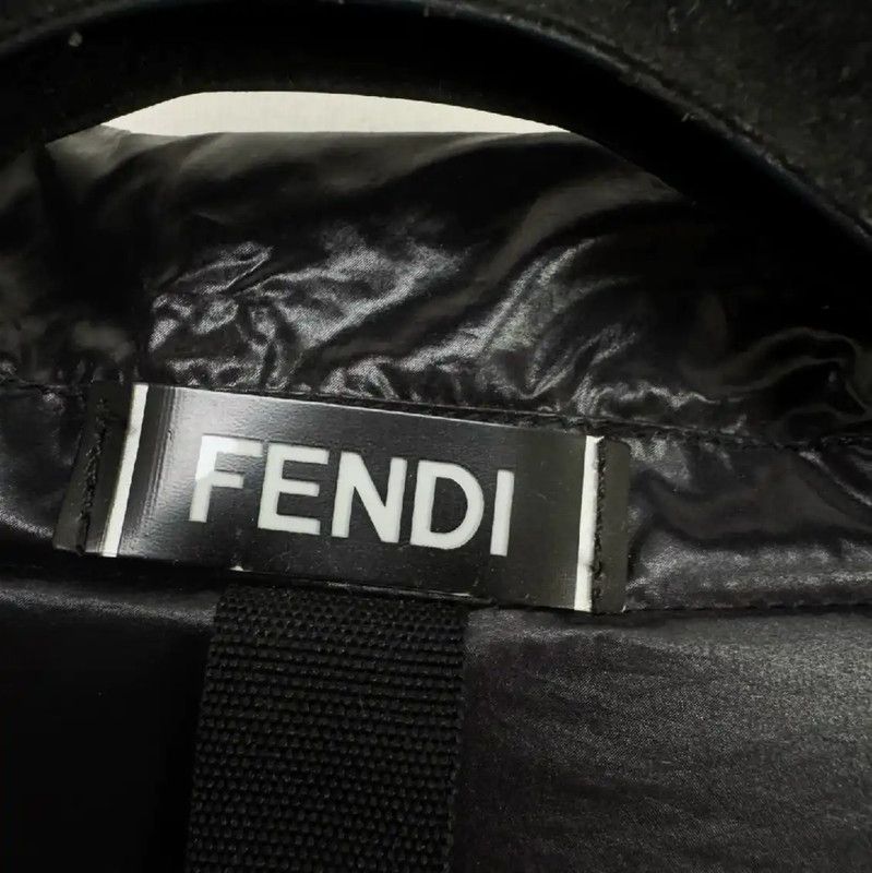 Fendi Fendi Black Women's Down Jacket for Winter 0089 Size S / US 4 / IT 40 - 3 Thumbnail