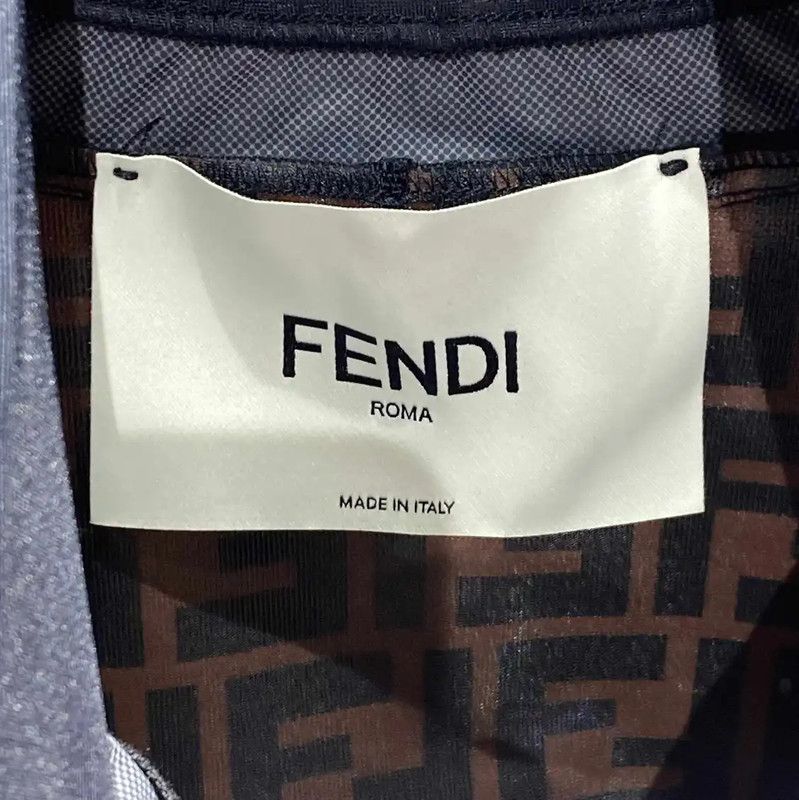 Fendi Fendi Black Crop Jacket for Women 0089 Size M / US 6-8 / IT 42-44 - 3 Thumbnail