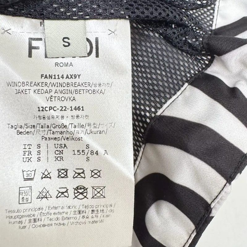 Fendi Fendi Color Block Women's Jacket 0089 Size S / US 4 / IT 40 - 4 Thumbnail