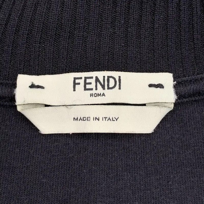 Fendi Fendi Women's Black Jacket with Logo Details 0089 Size S / US 4 / IT 40 - 5 Thumbnail