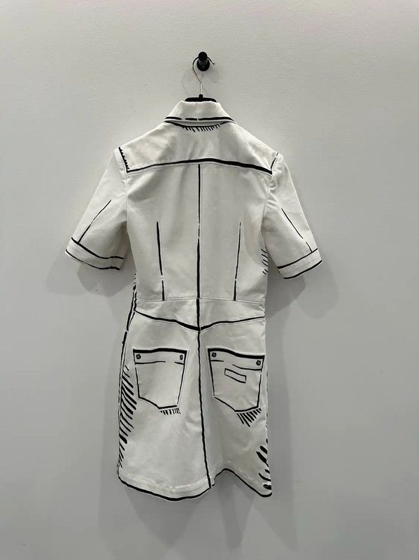 Fendi Fendi Short Sleeve Denim Dress for Women 0089 Size S / US 4 / IT 40 - 2 Thumbnail