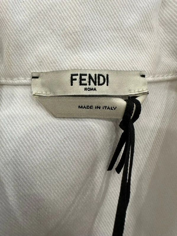 Fendi Fendi Short Sleeve Denim Dress for Women 0089 Size S / US 4 / IT 40 - 5 Thumbnail