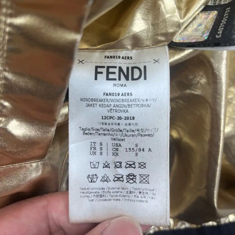 Fendi Fendi Black Women's Jacket with Hood 0089 Size S / US 4 / IT 40 - 3 Thumbnail