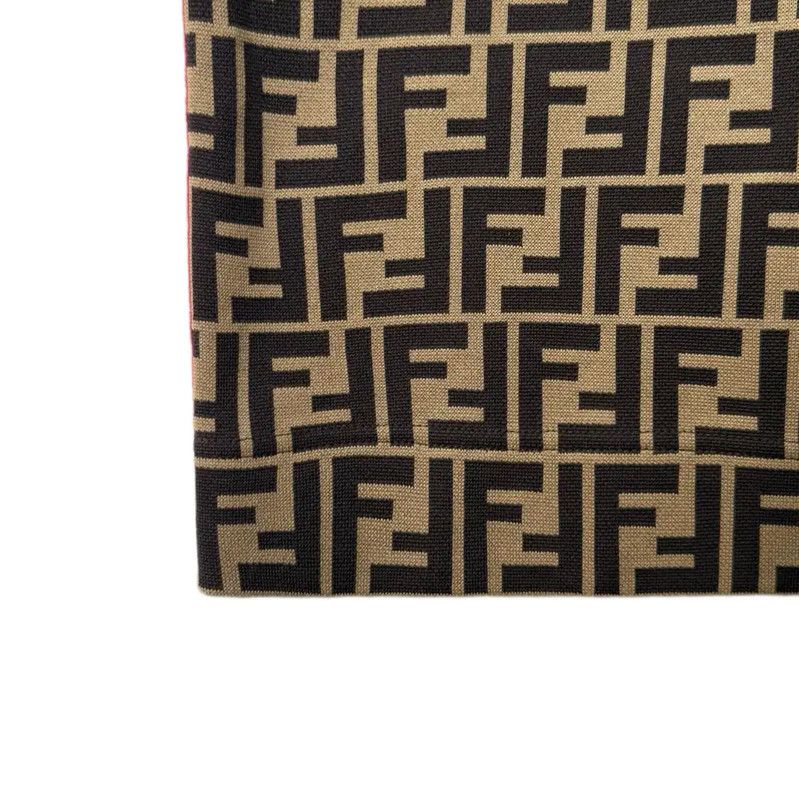 Fendi Fendi Khaki Cotton Blend Dress for Women 0089 Size XL / US 12-14 / IT 48-50 - 6 Thumbnail