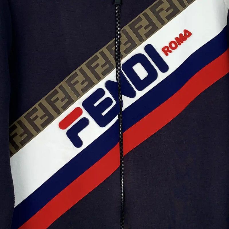 Fendi Fendi Colorblock Women's Jacket Size XS 0089 Size XS / US 0-2 / IT 36-38 - 4 Thumbnail