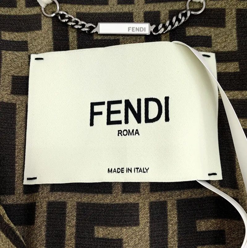 Fendi Fendi White Women's Shirt with Pockets 0089 Size S / US 4 / IT 40 - 6 Thumbnail