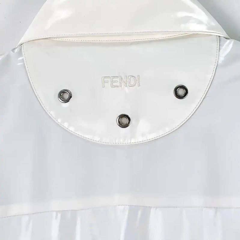 Fendi Fendi White Women's Shirt with Pockets 0089 Size S / US 4 / IT 40 - 5 Thumbnail