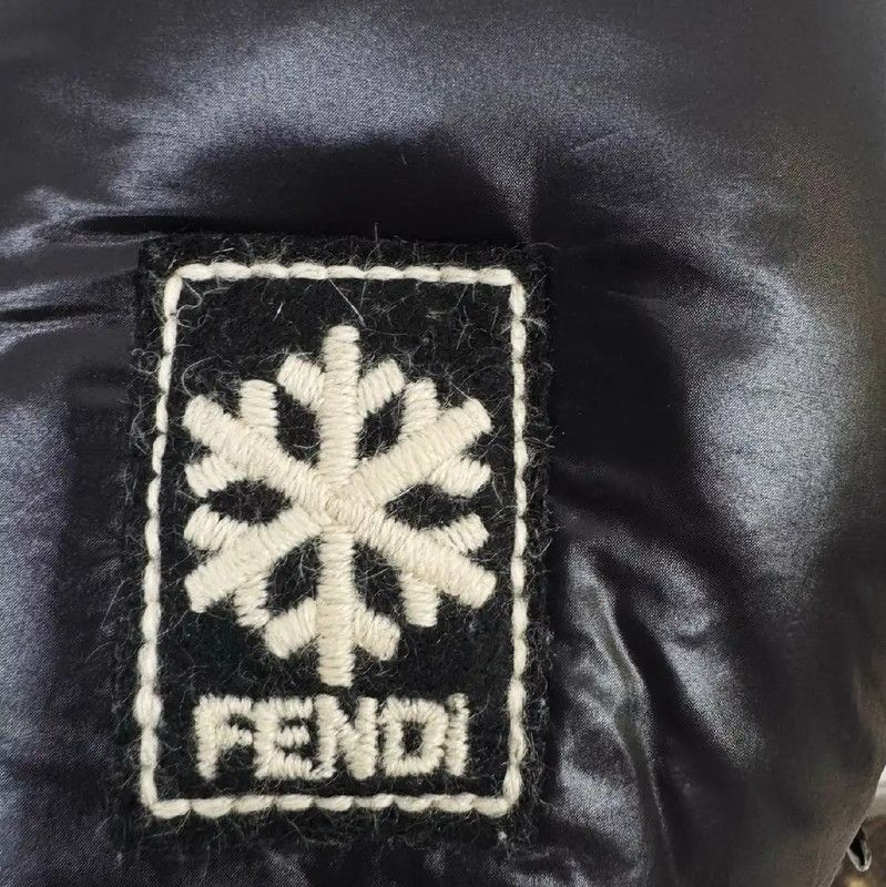 Fendi Fendi Quilted Black Women's Down Jacket 0089 Size S / US 4 / IT 40 - 5 Thumbnail
