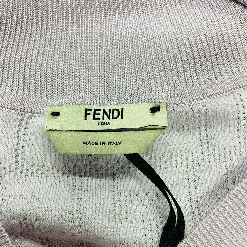 Fendi Fendi Pink Cotton Dress for Women 0089 Size M / US 6-8 / IT 42-44 - 3 Thumbnail