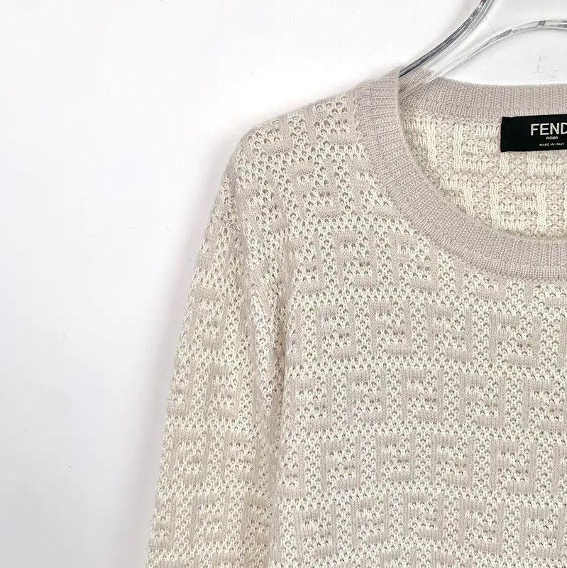 Fendi Fendi Color-blocked Wool Knit Sweater 0089 Size L / US 10 / IT 46 - 3 Thumbnail