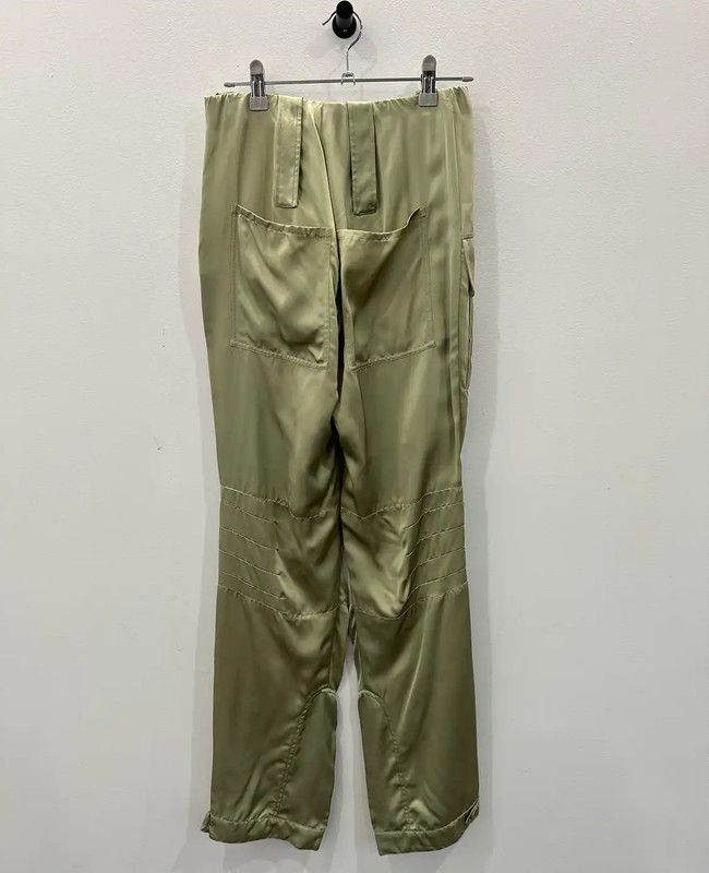 Fendi Fendi Green Polyester Casual Pants for Women 0089 Size 22" - 2 Thumbnail