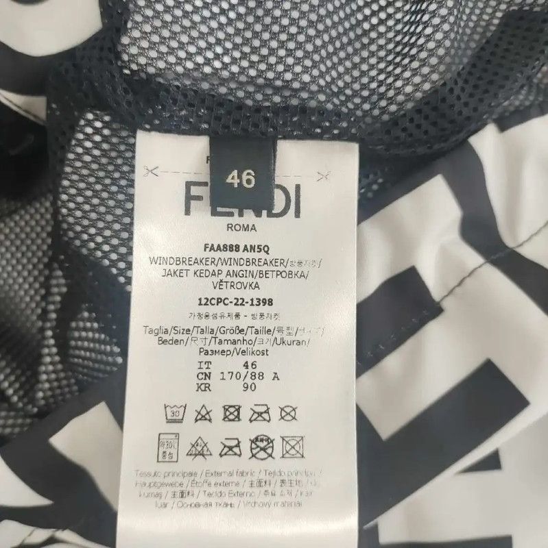 Fendi Fendi XL Colorful Nylon Women's Jacket 0089 Size XL / US 12-14 / IT 48-50 - 4 Thumbnail